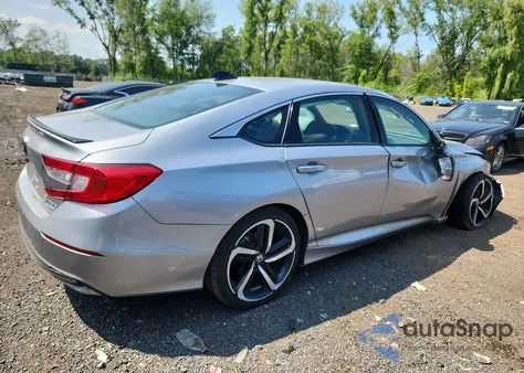 2022 Honda Accord Hybrid Sport из США, поврежденный, VIN 1HGCV3F24NA025267